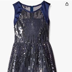 Rare Editions Girls size 16 sparkle dress